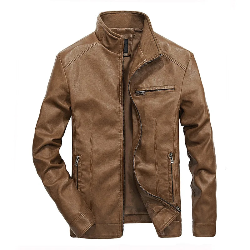 Veste En Cuir Casual