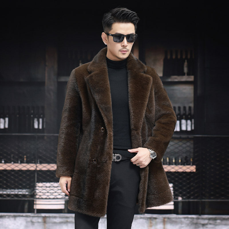 MANTEAU EN VISON DE LUXE