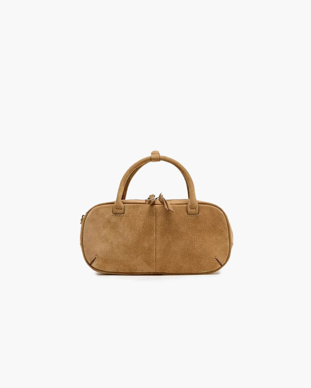 Sac à Main Mini en Suédine avec Deux Poignées