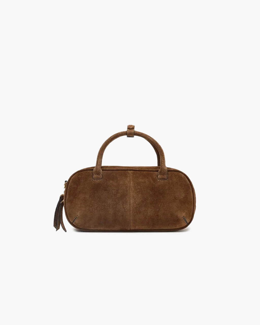 Sac à Main Mini en Suédine avec Deux Poignées
