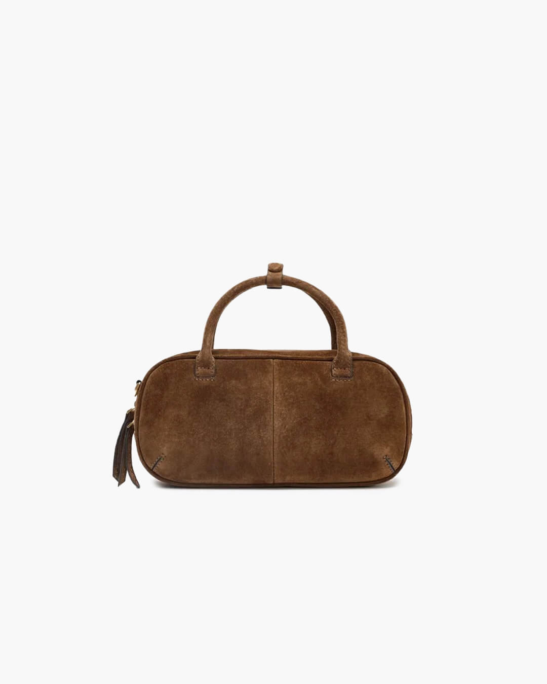 Sac à Main Mini en Suédine avec Deux Poignées