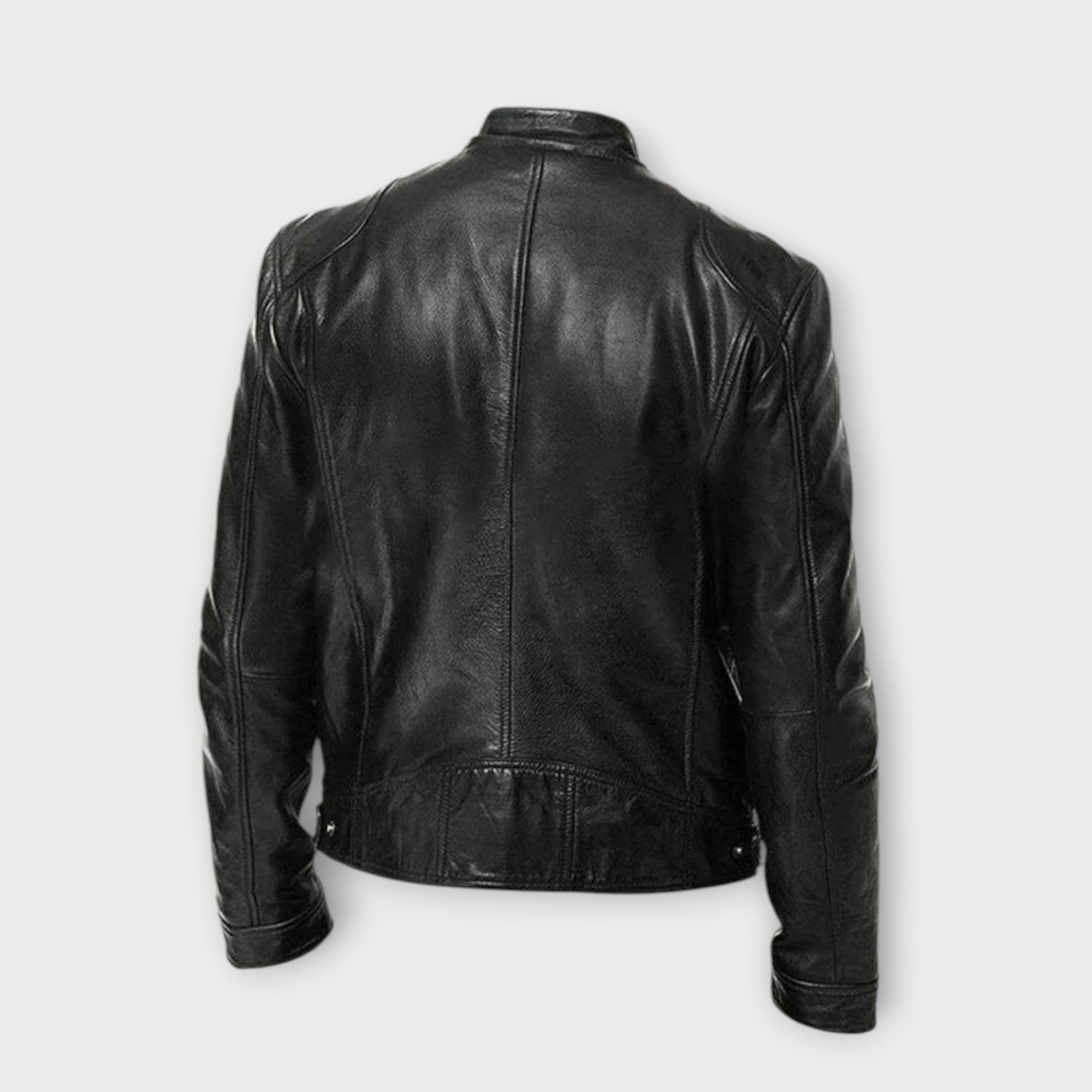 EBI | VESTE EN CUIR HAUT DE GAMME ÉLÉGANTE POUR HOMME