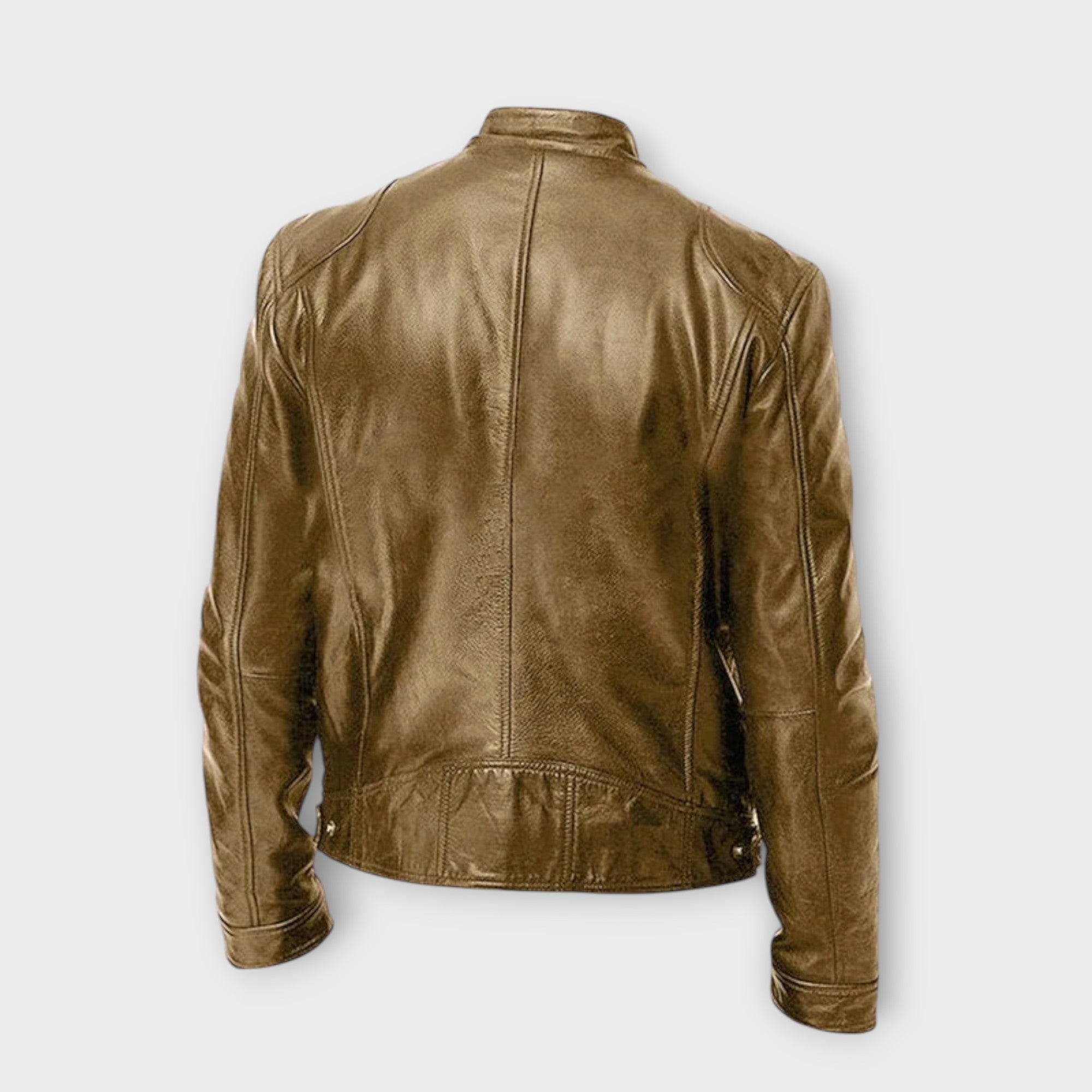 EBI | VESTE EN CUIR HAUT DE GAMME ÉLÉGANTE POUR HOMME
