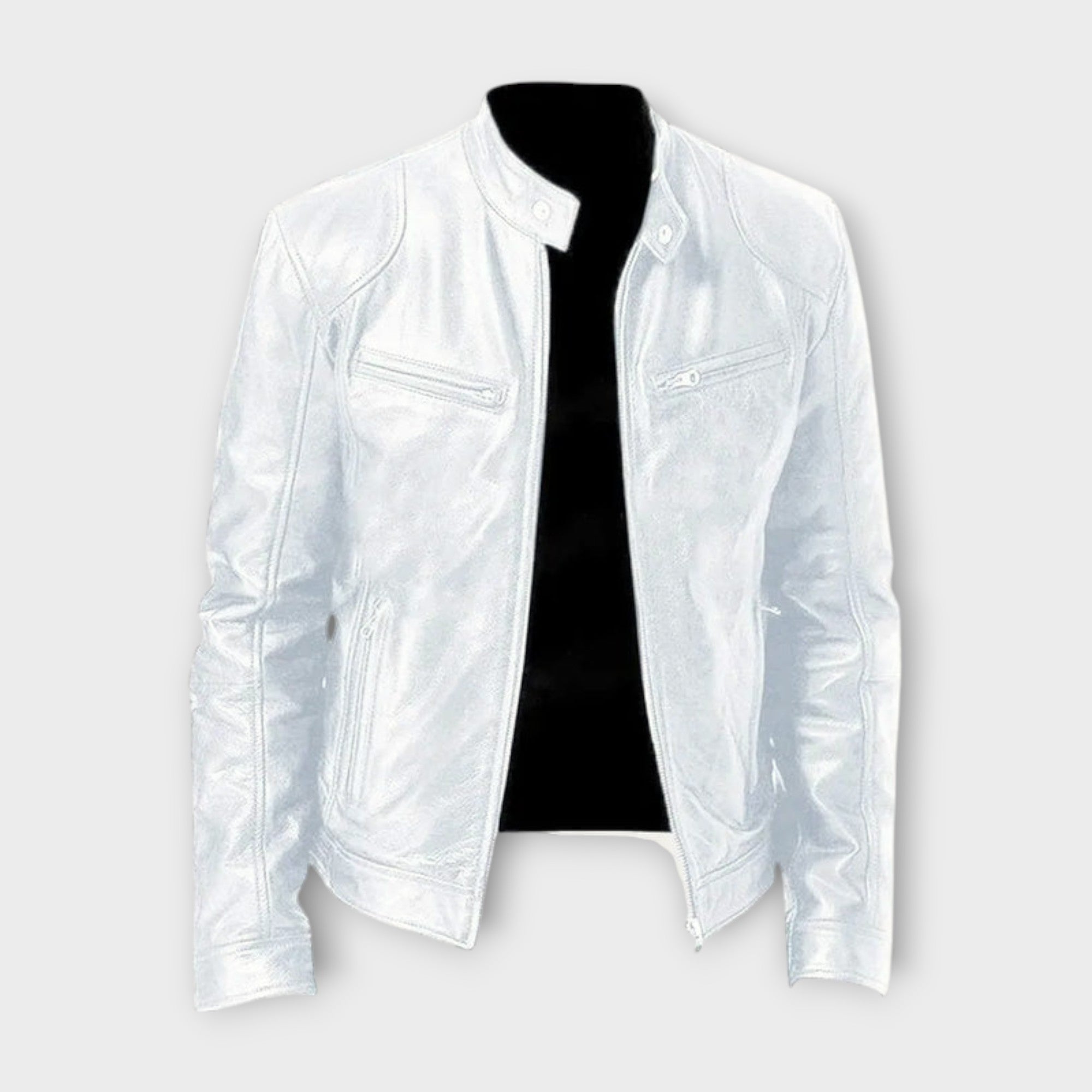 EBI | VESTE EN CUIR HAUT DE GAMME ÉLÉGANTE POUR HOMME