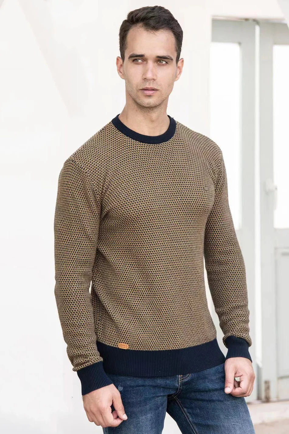 Pierre | Pull homme à motif losanges