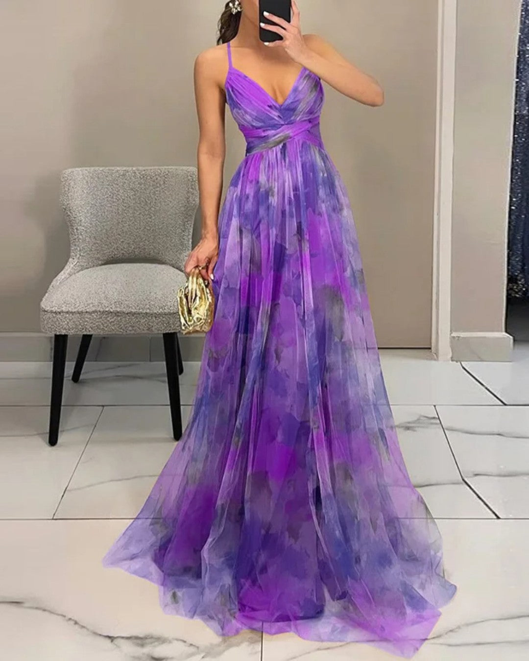 Juliette | Robe Maxi Élégance Florale (ÉDITION LIMITÉE!)