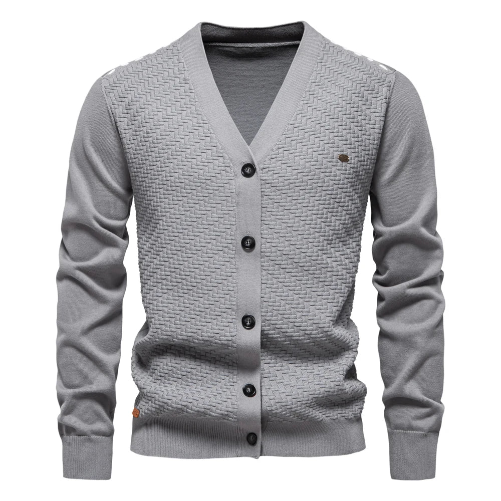 Sébastien | Cardigan homme chaud à col V