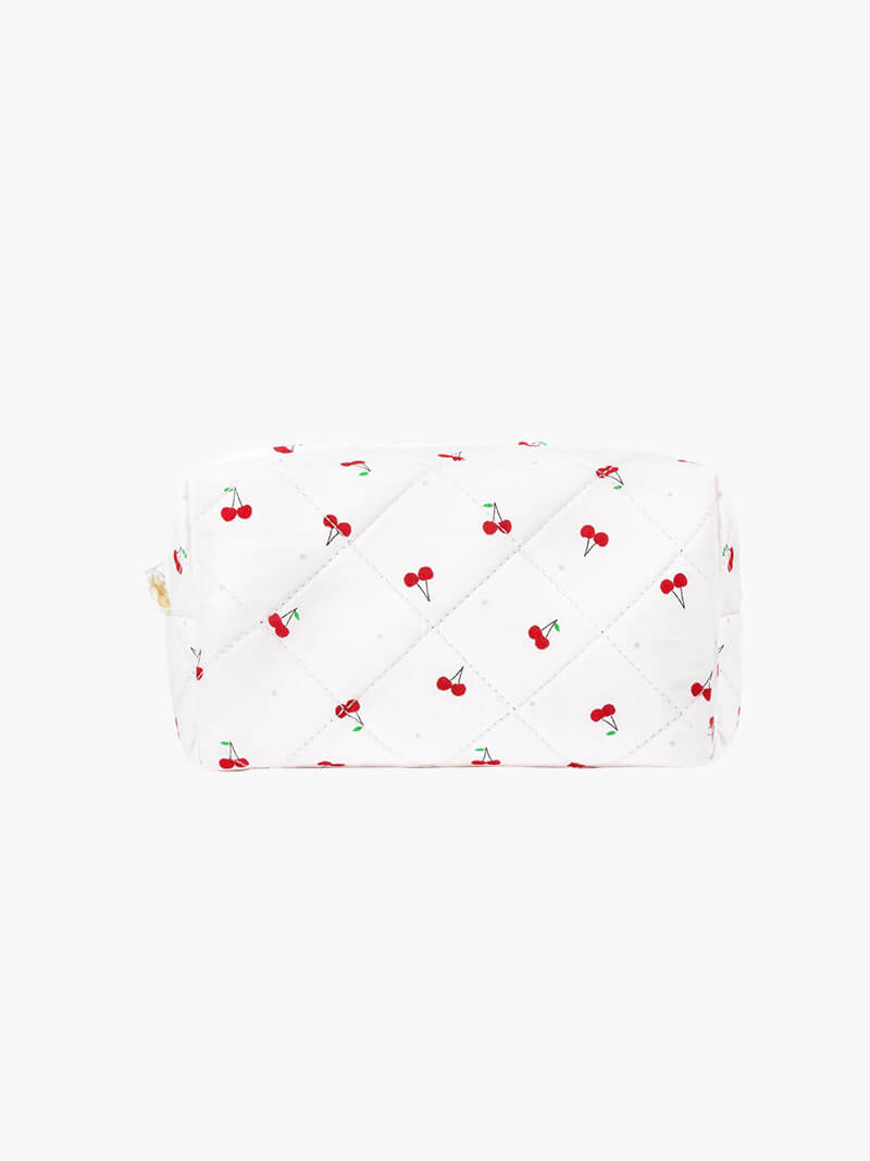 Trousse de maquillage cerise