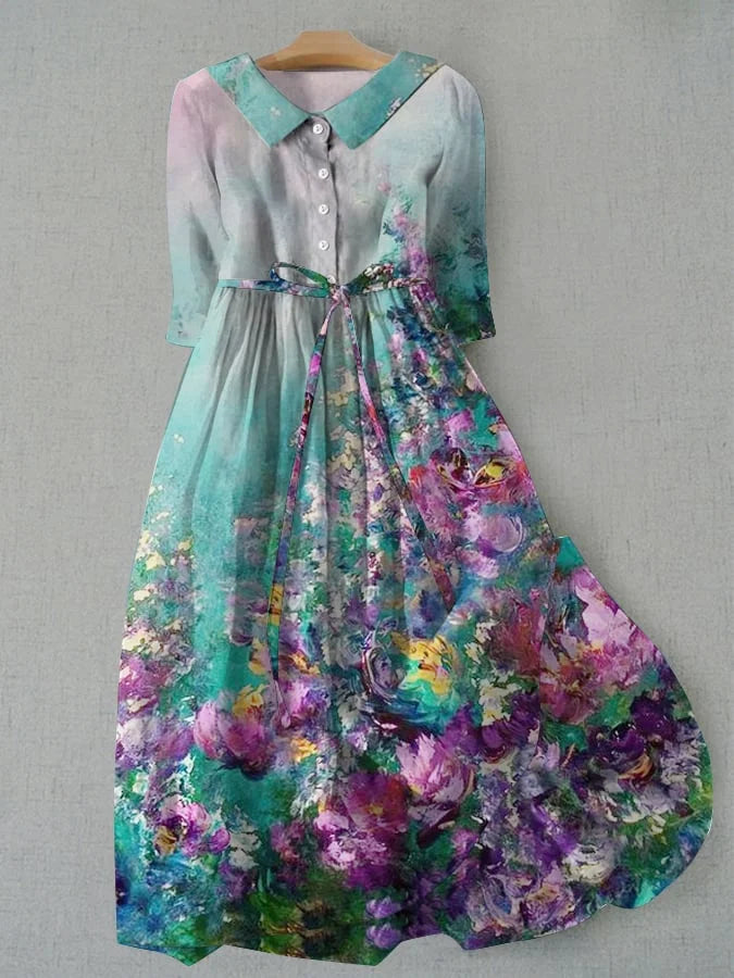 Tessa | Robe artistique à fleurs