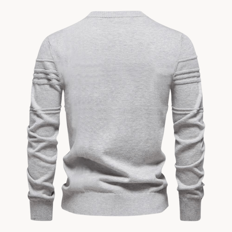 Benoît | Pull homme élégant à motif à carreaux