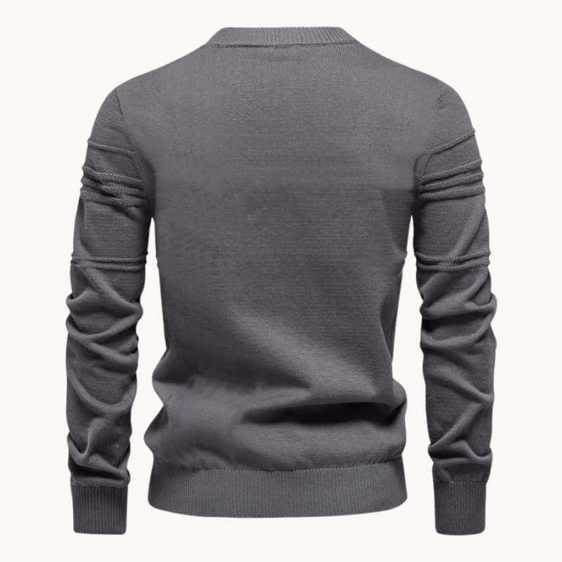 Benoît | Pull homme élégant à motif à carreaux