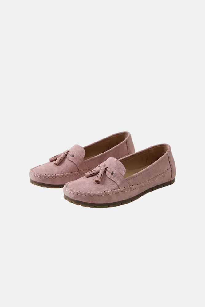 Nadine™ | Mocassins classiques avec détail pompons