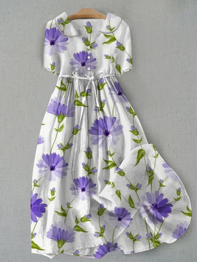 Amélie | Robe élégante à fleurs