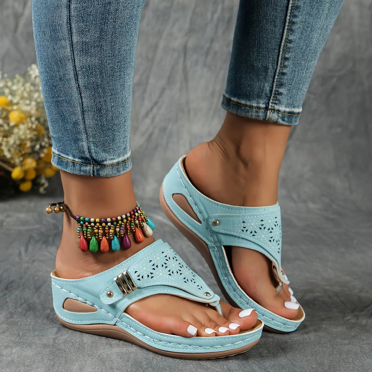 Élodie™ | Sandales à talon compensé pour femme
