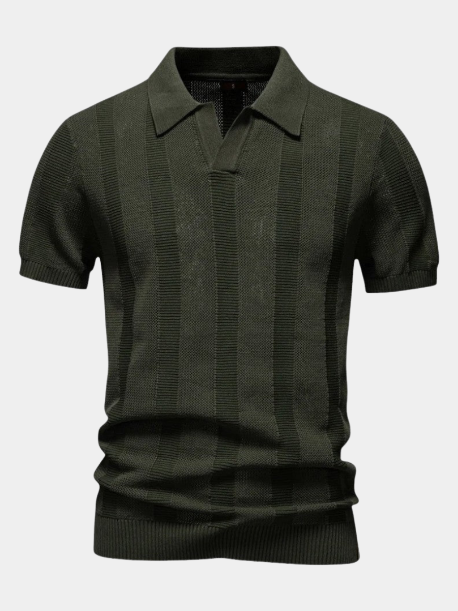 PIERRE | POLO EN MAILLE ÉLEVÉE