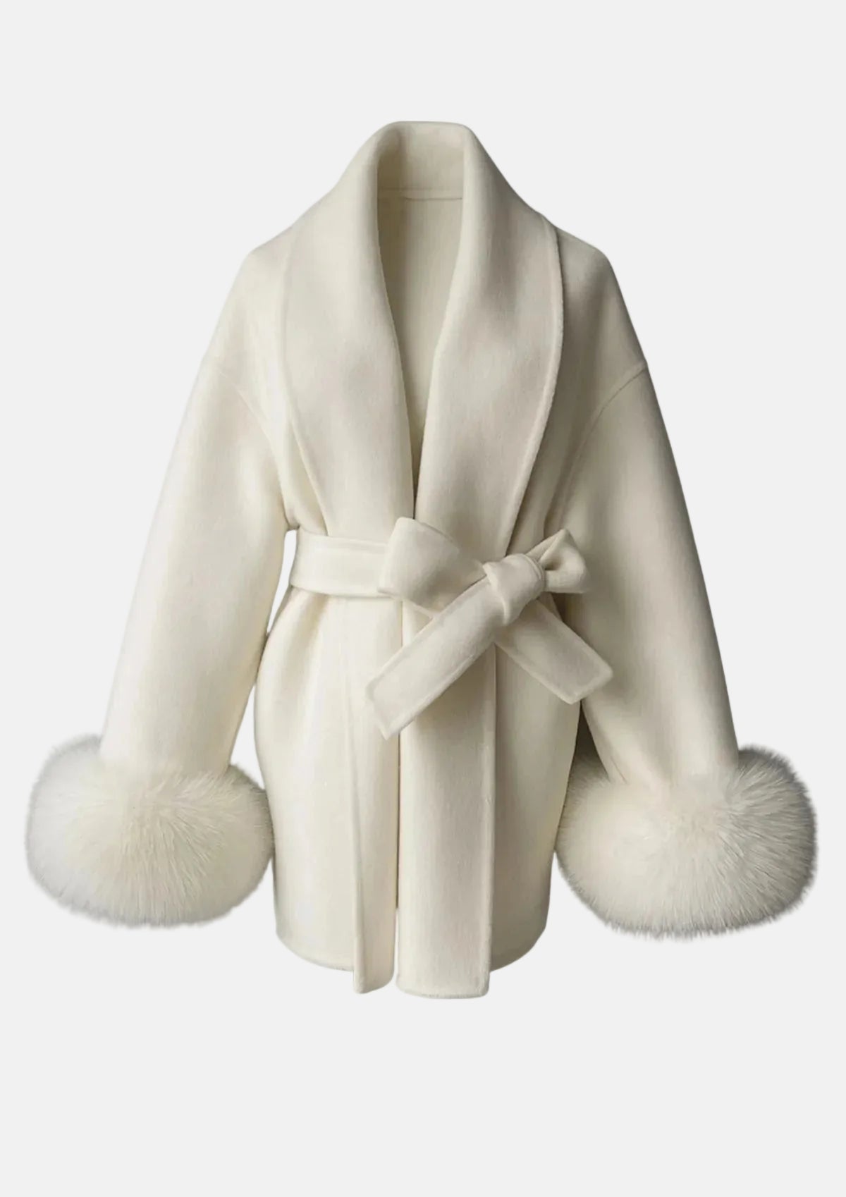 Grâce Arctique™ | Élégant manteau en laine pour femmes