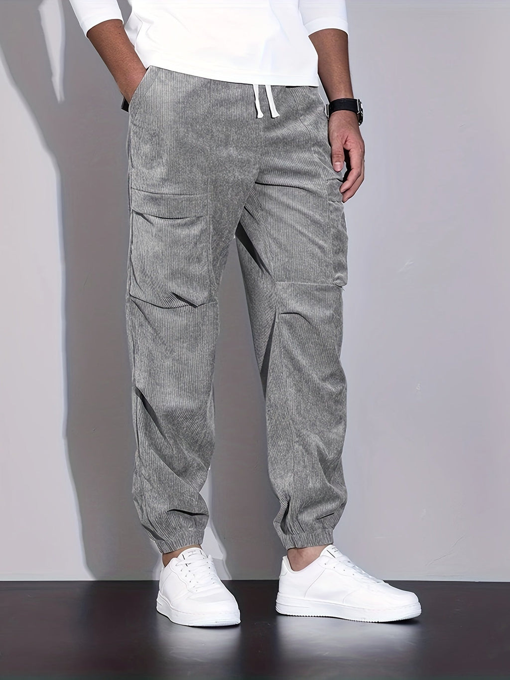 PANTALON CARGO EN CORDUROY