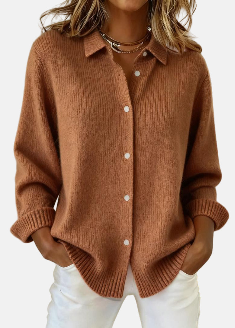 Livia | Cardigan long élégant et intemporel