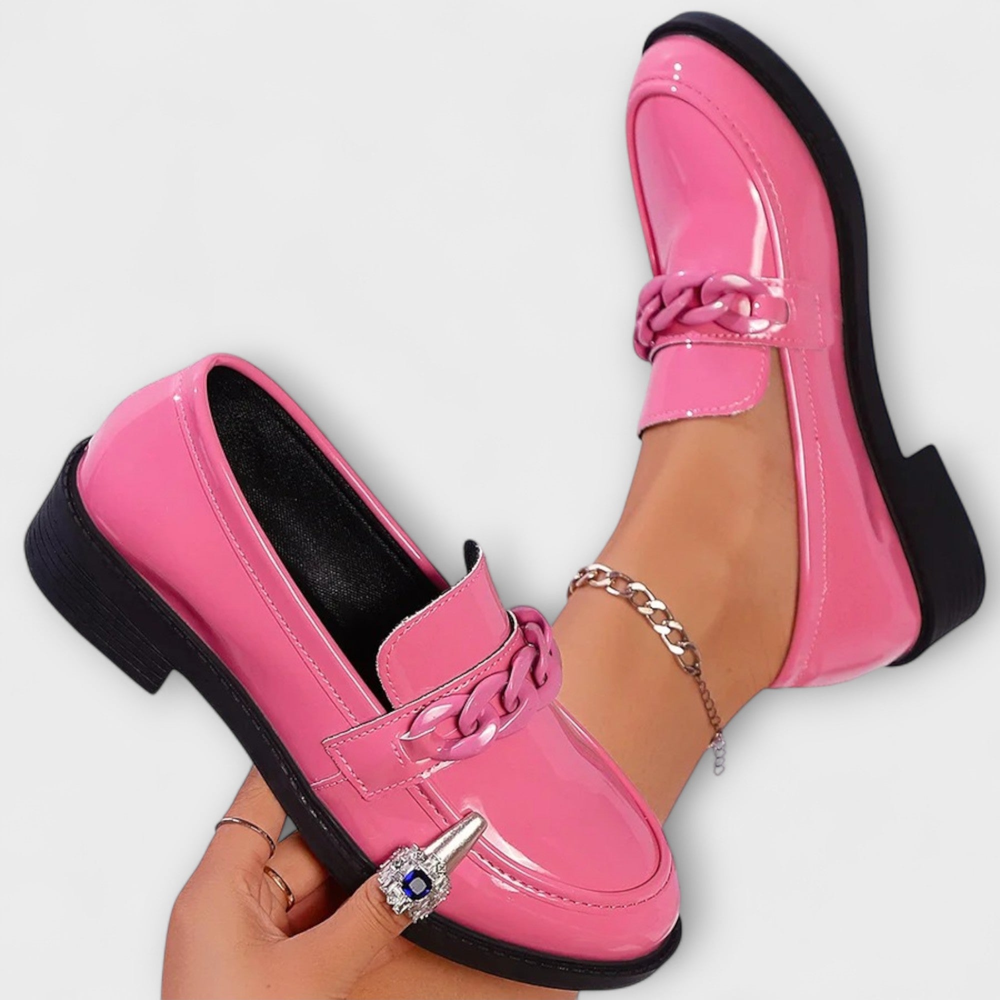 Lea - Casual Teapot-Shaped Shoes, Loafers