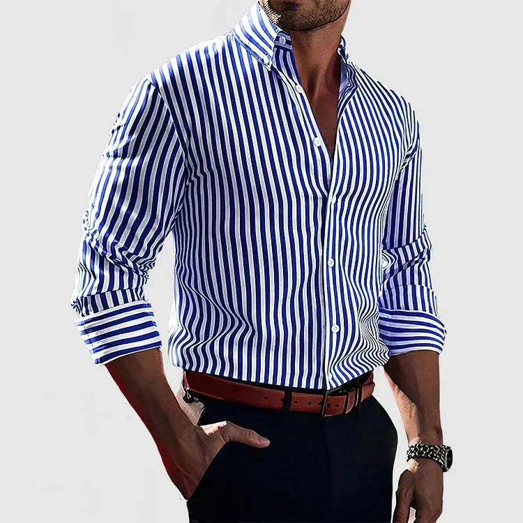 CHEMISE À RAYURES DÉCIDÉES