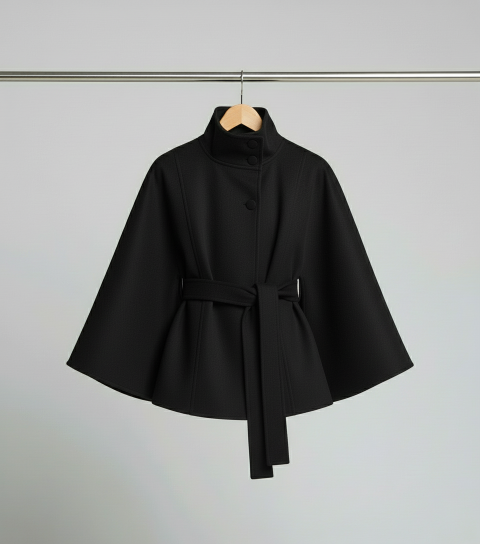 Cosette | Veste à col montant et ceinture