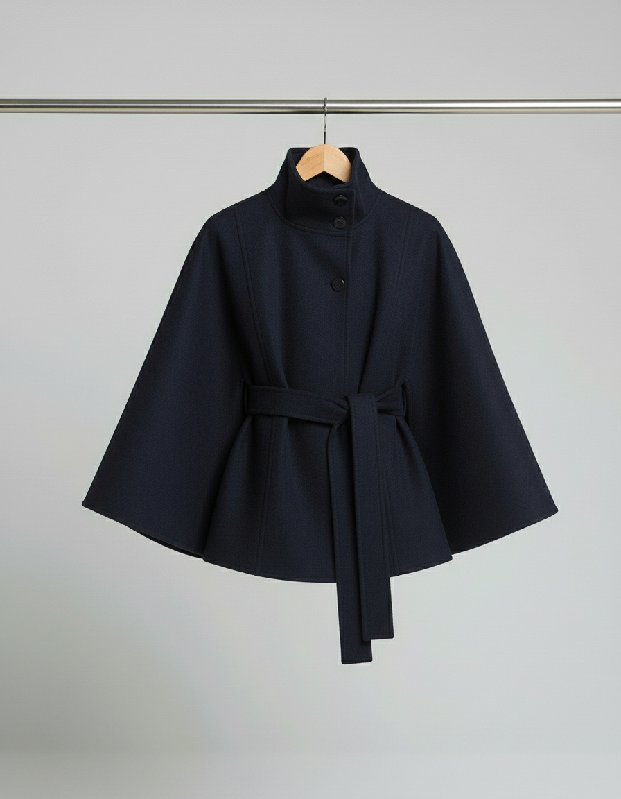 Cosette | Veste à col montant et ceinture