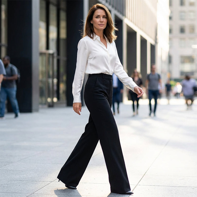 Camille | Pantalon taille haute